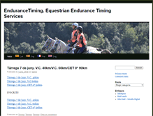 Tablet Screenshot of endurancetiming.com